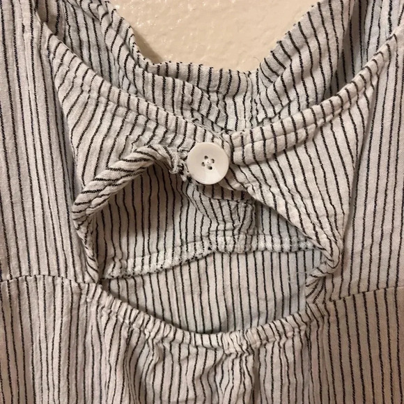 Volcom Sunleashed Puff Sleeve Striped Mini Dress - Picture 5 of 6